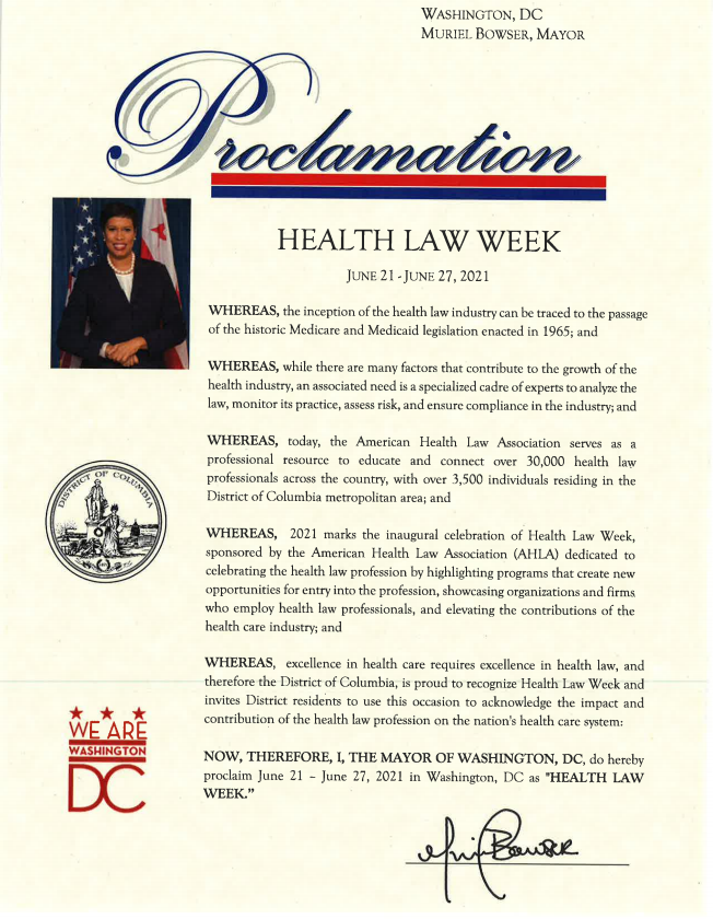 DC Proclamation HLW