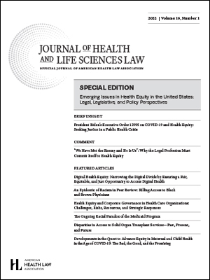 Special Issue on Health Equity
