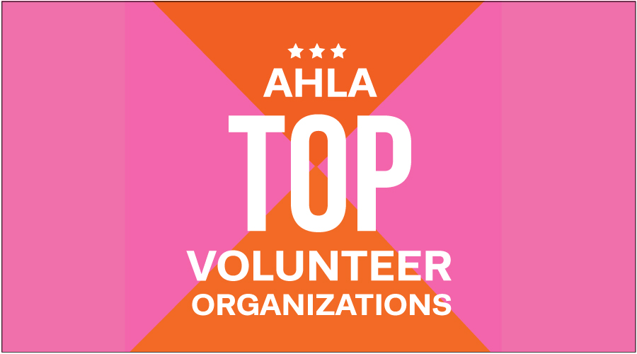 AHLA Top Volunteer Organizations