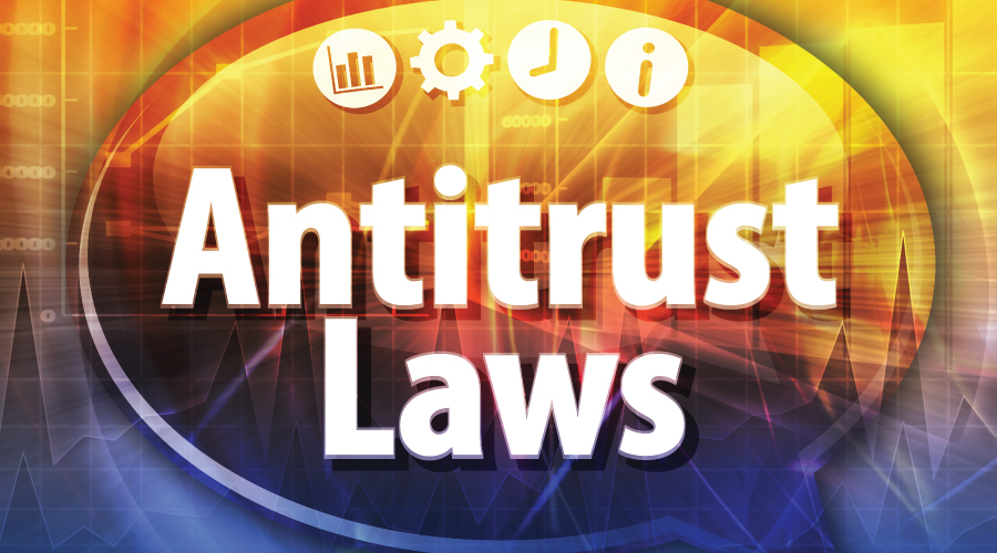 Antitrust Laws sign